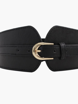 Large ceinture à boucle dorée