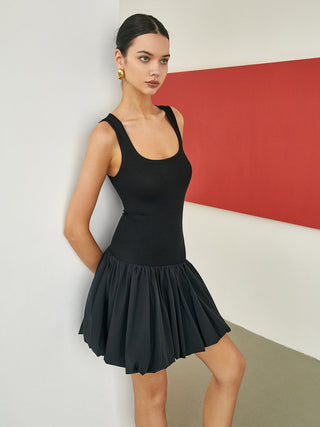 Solid Basic Short Dress