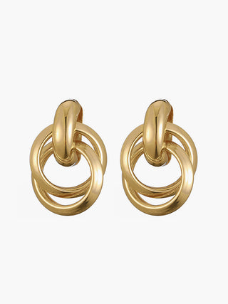 Boucles d'oreilles multi-cercles