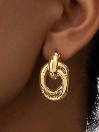 Boucles d'oreilles multi-cercles