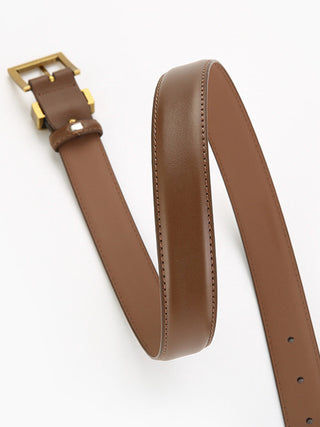 Versatile Pin Buckle Leather Belt