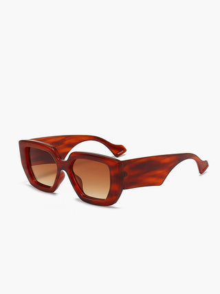 Marble Printed Square Sunglasses