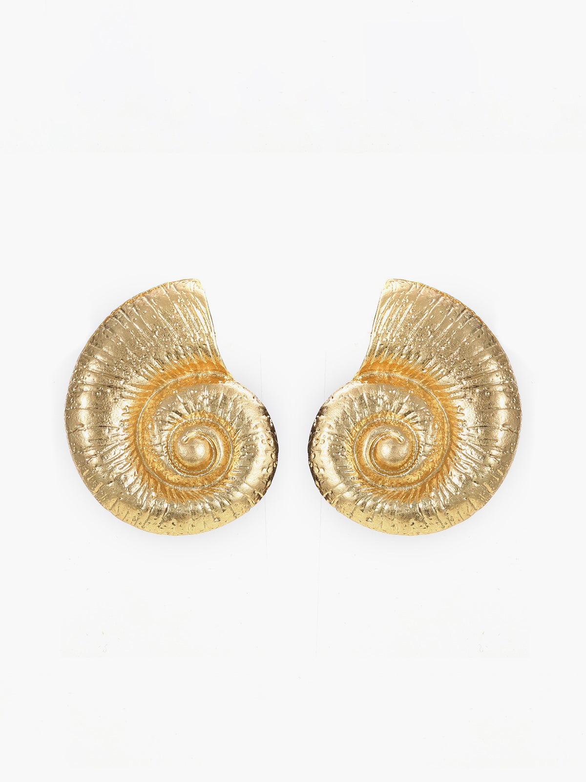 Boucles d'oreilles en forme de coquillage