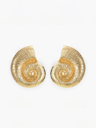 Boucles d'oreilles en forme de coquillage