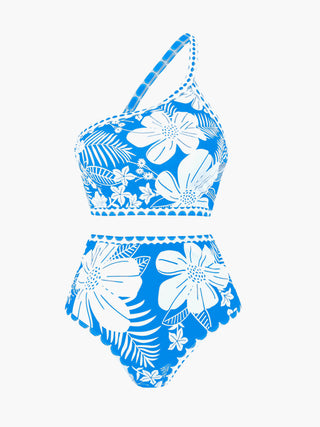 semble bikini floral à une épaule