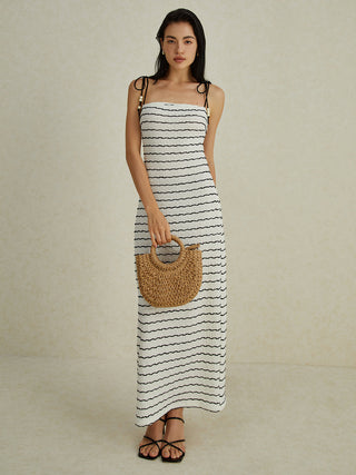 Stripe Cami Long Dress