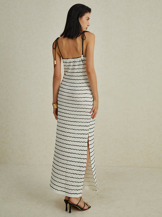 Stripe Cami Long Dress