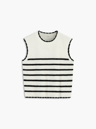 Contrast Striped Knitted Top