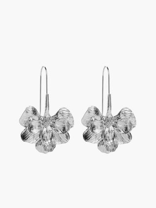 Boucles d'oreilles en fleur épanouie