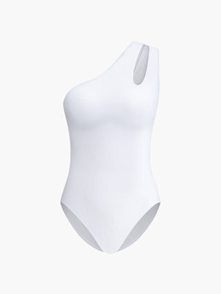 Maillot de bain une pièce avec découpe asymétrique