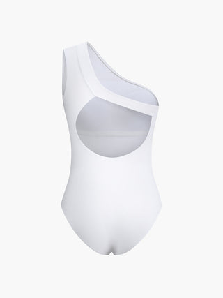 Maillot de bain une pièce avec découpe asymétrique