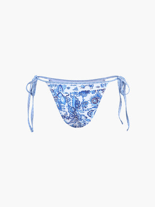 semble bikini noué à l'encolure imprimé