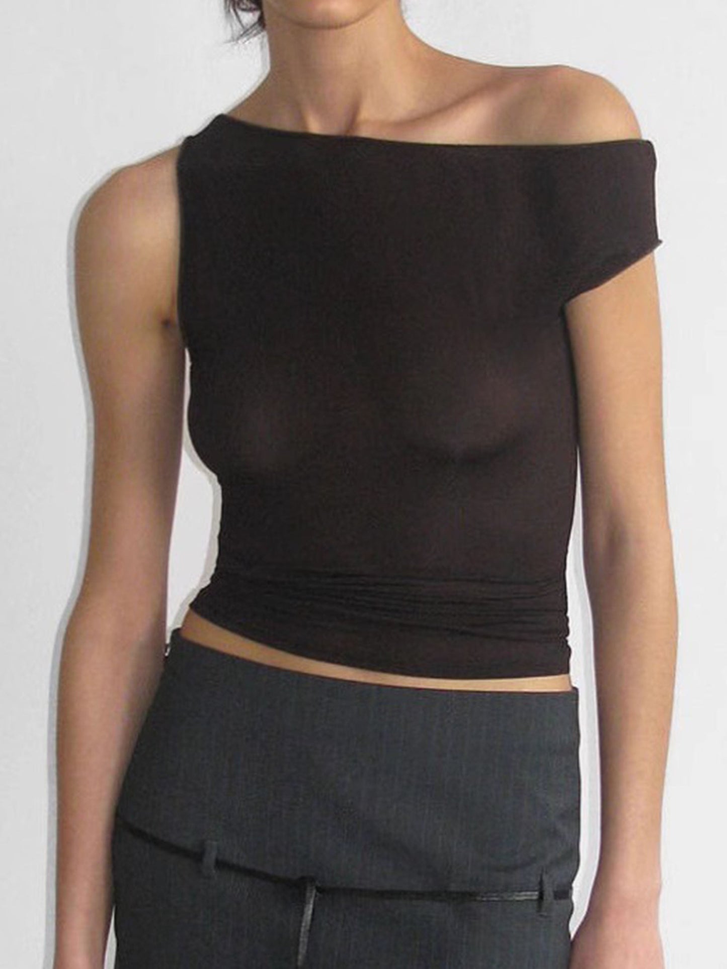 Débardeur Slim Asymétrique