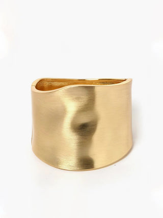 Gold Cuff Bangle Bracelet