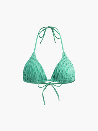 semble de bikini noué à l'encolure solide