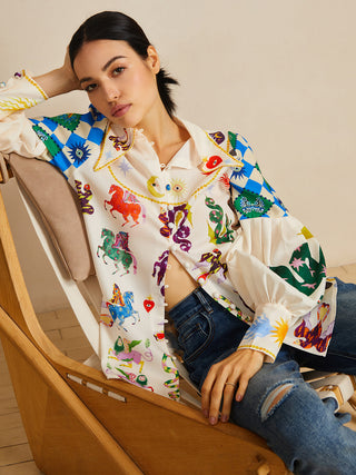 All Over Print Long Sleeve Shirt