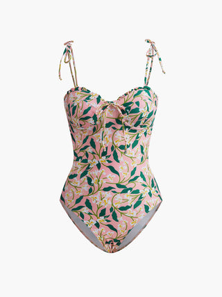 Maillot de bain une pièce floral