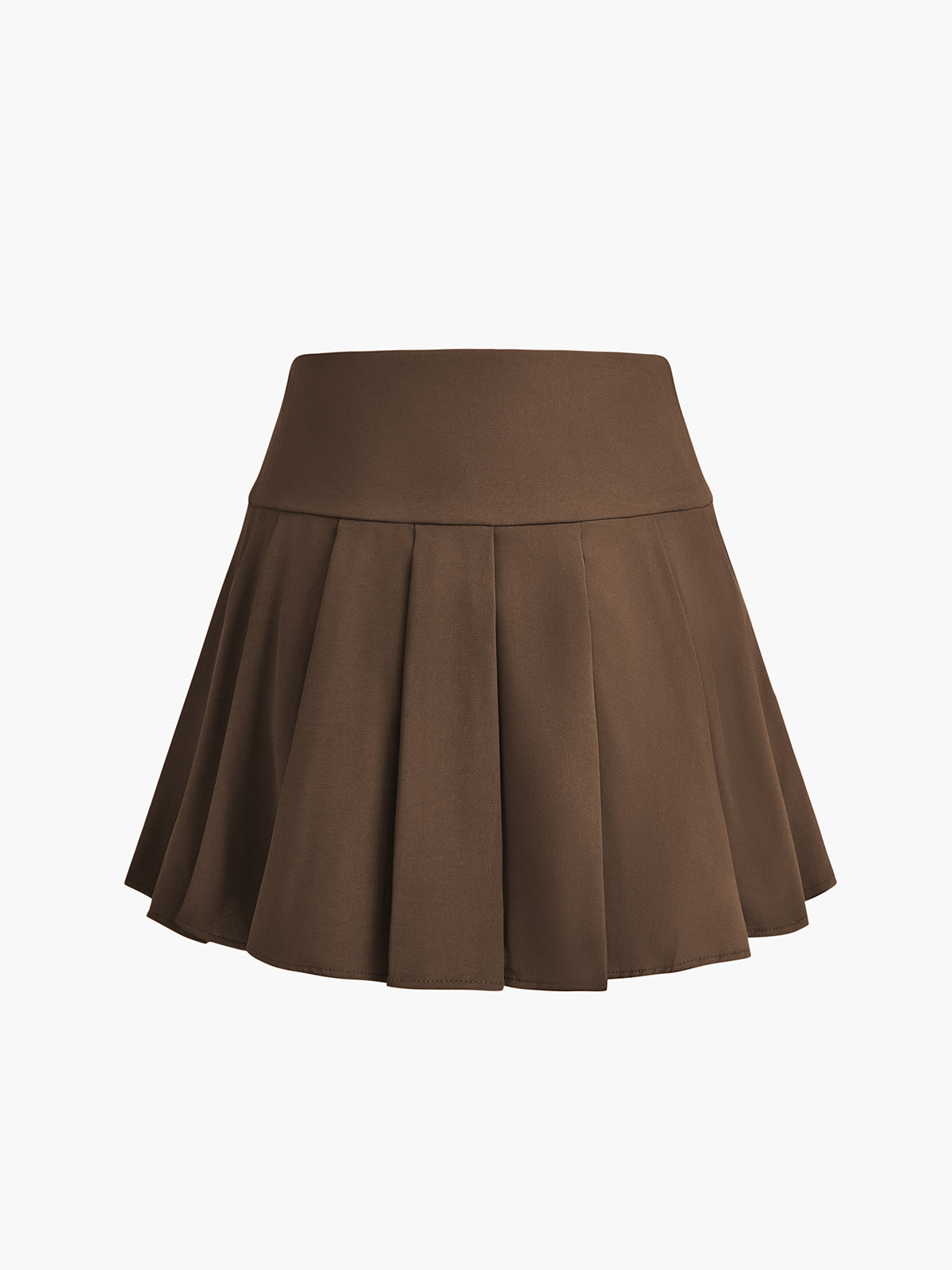 Sleeveless Pleated Button Skirt Set