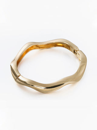 Wave Molded Hinge Bracelet