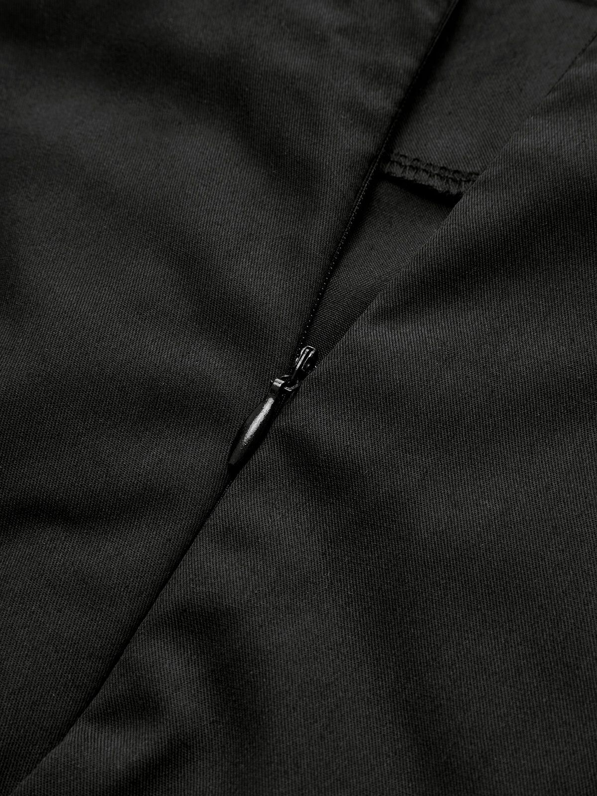 Embroidery Sleeveless Zipper Skirt Set