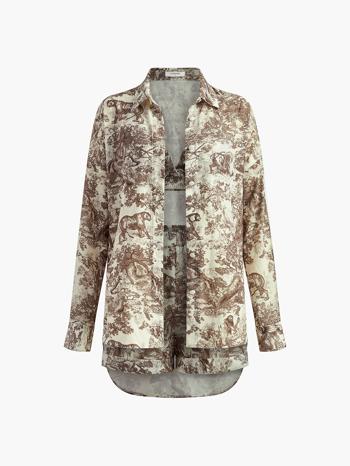 semble court trois pièces à imprimé floral