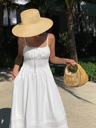 Vintage Wicker Basket Bag