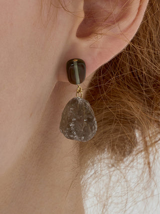 Irregular Natural Stone Earrings