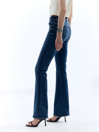 Pantalon Slim en Denim