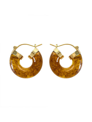 Vintage Acrylic Resin Earrings