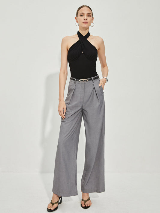 Halter Criss Cross Tank Top