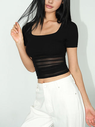 Slim Semi-Sheer T-Shirt