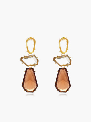 Vintage Geometric Drop Earrings