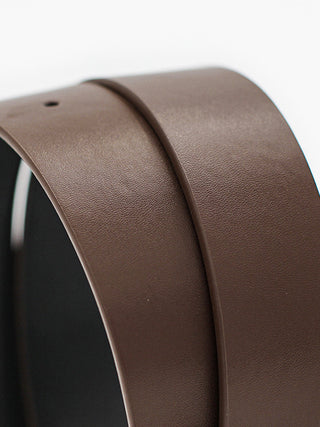 Brown PU Leather Belt