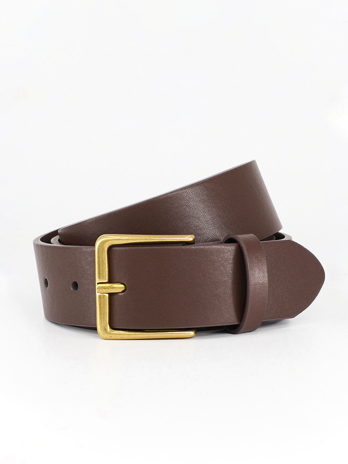 Brown PU Leather Belt