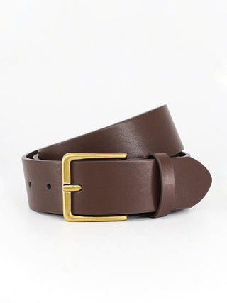 Ceinture en simili cuir marron