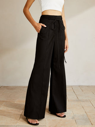 Casual Zipper Drawstring Pants