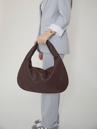 Sac en cuir quotidien - Café