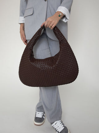 Sac en cuir quotidien - Café