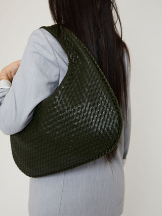 Sac en cuir quotidien - Vert chasseur