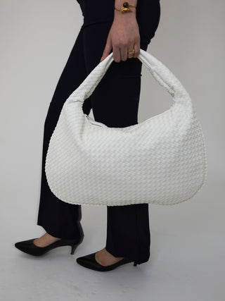 Sac en cuir blanc pour tous les jours